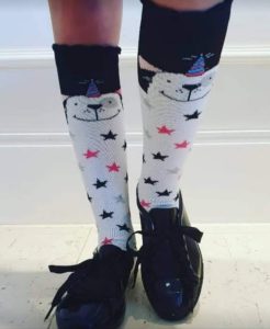 Meias Calças Infantis de Algodão com Desenhos